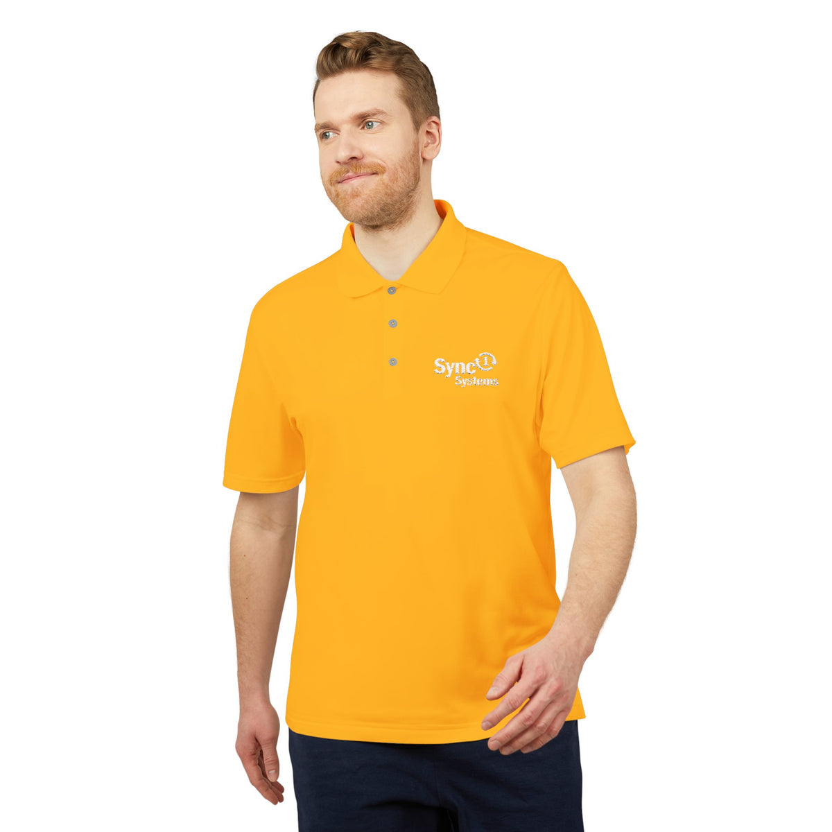 Performance Polo - Sync 1 Systems Logo Shirt