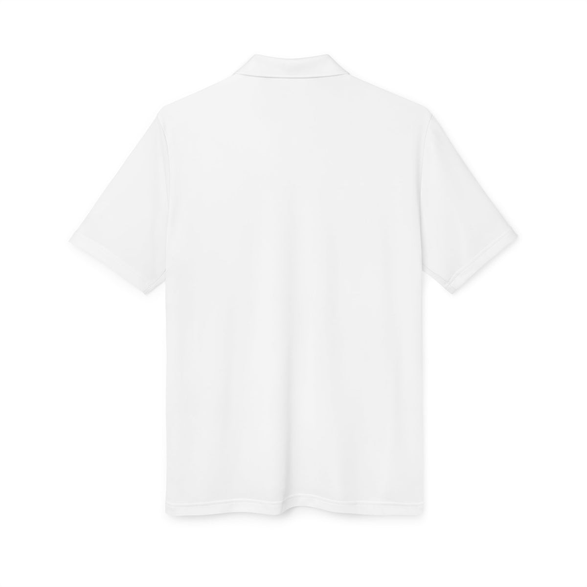 White Performance Polo - Sync 1 Systems Logo Shirt