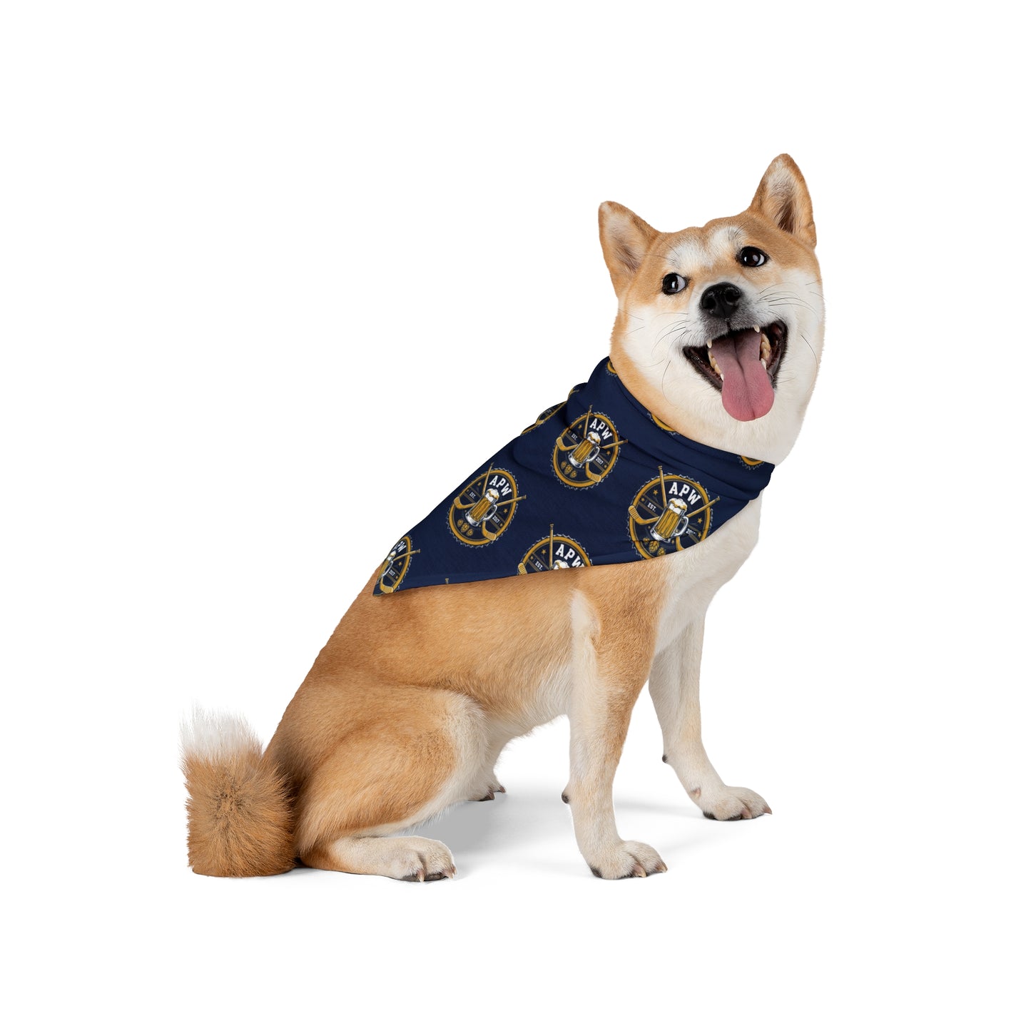 APW Beer League Hockey Dog Bandana