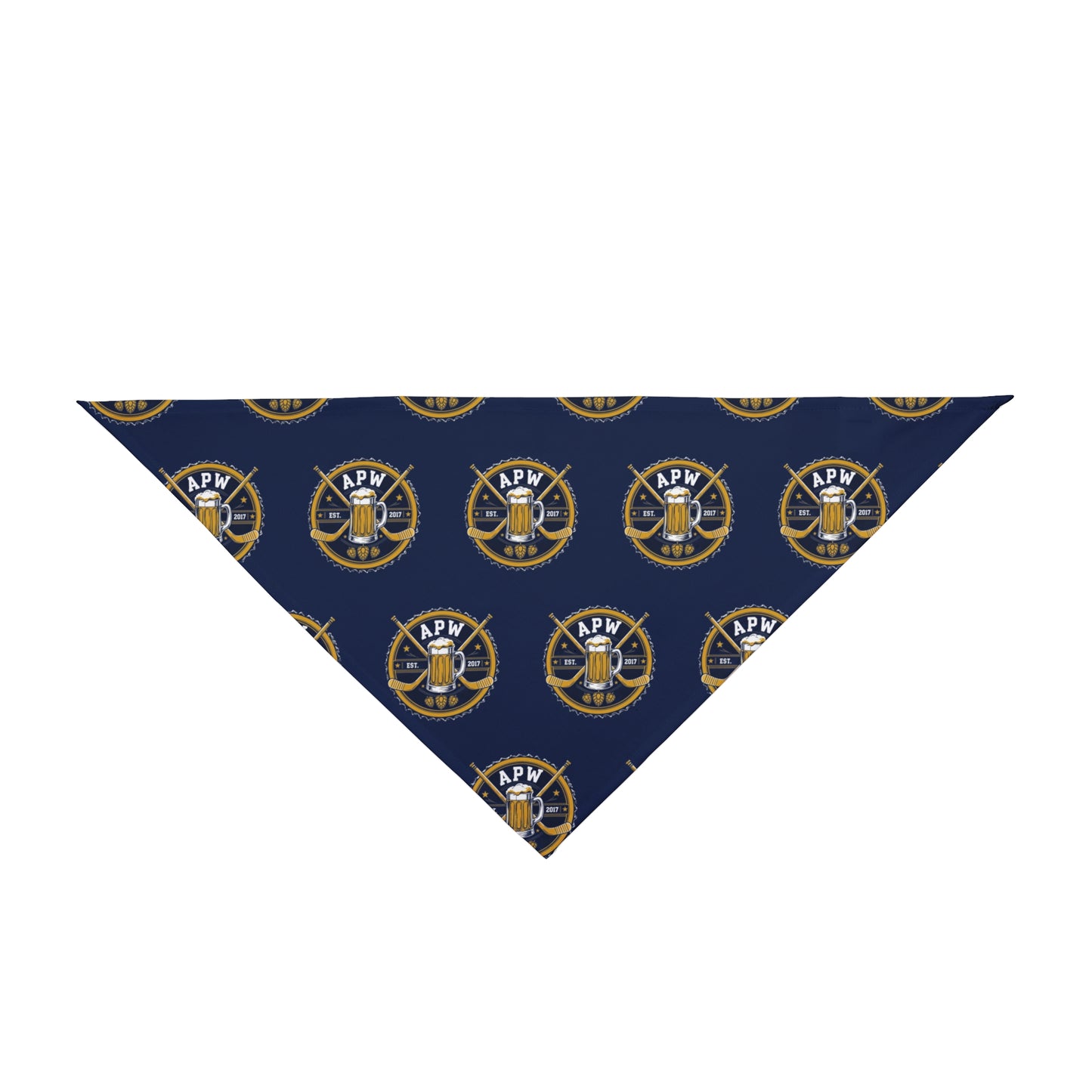 APW Beer League Hockey Dog Bandana