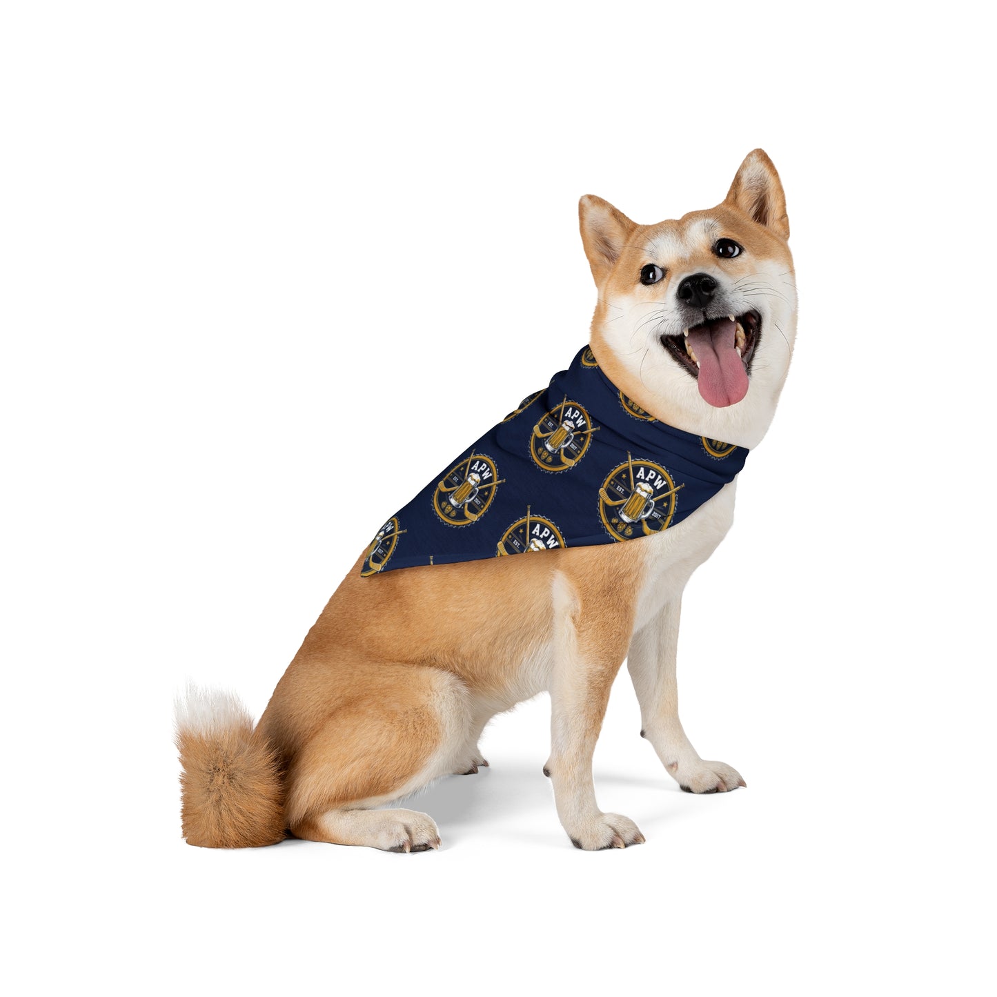 APW Beer League Hockey Dog Bandana