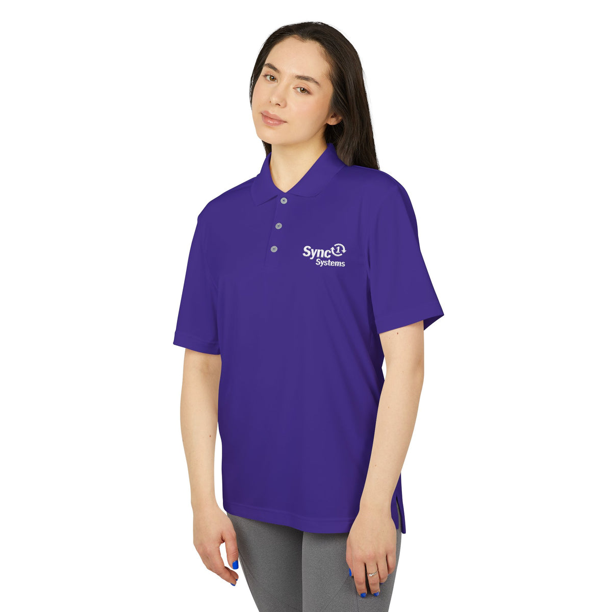 Performance Polo - Sync 1 Systems Logo Shirt