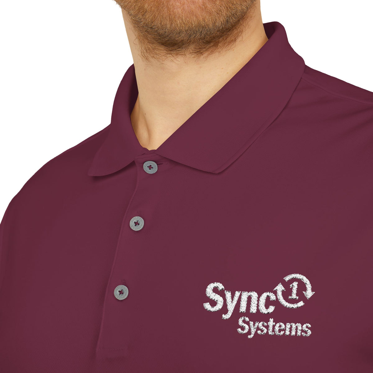Performance Polo - Sync 1 Systems Logo Shirt