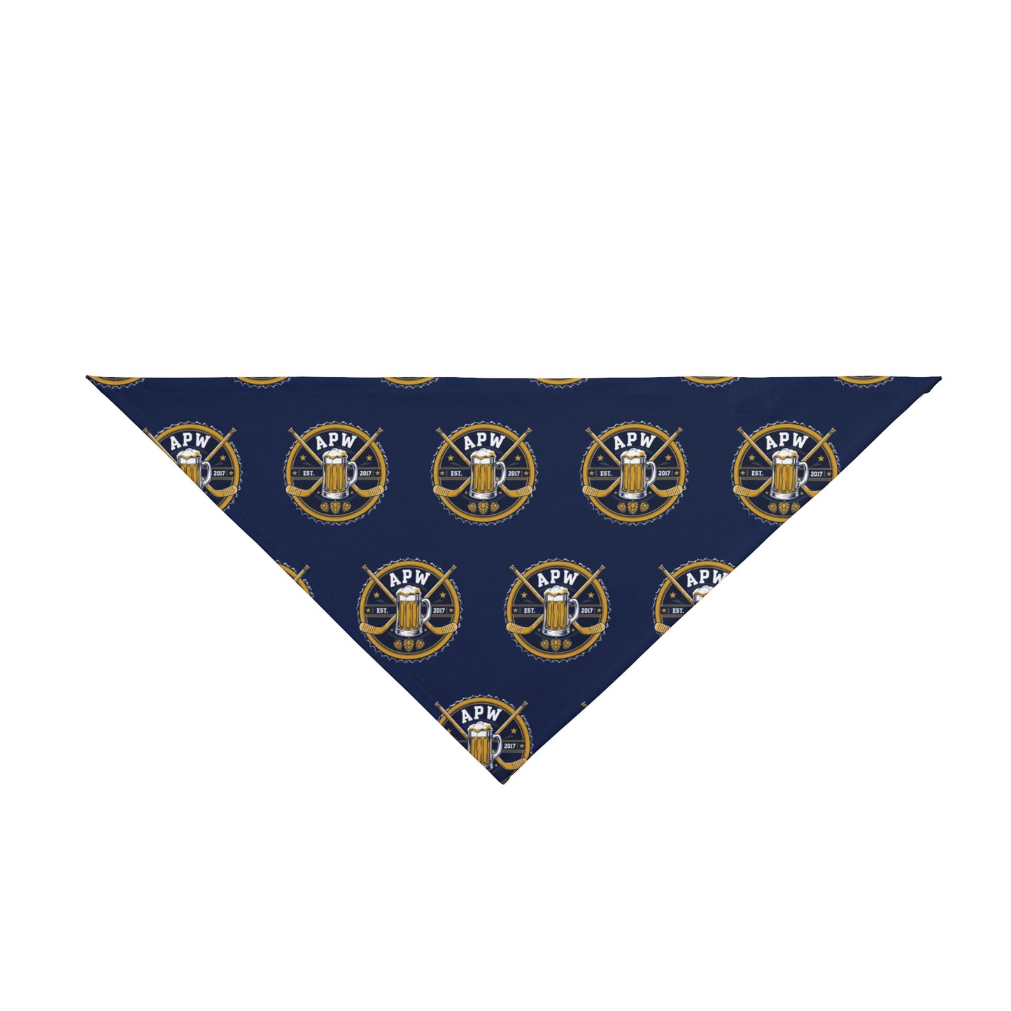 APW Beer League Hockey Dog Bandana