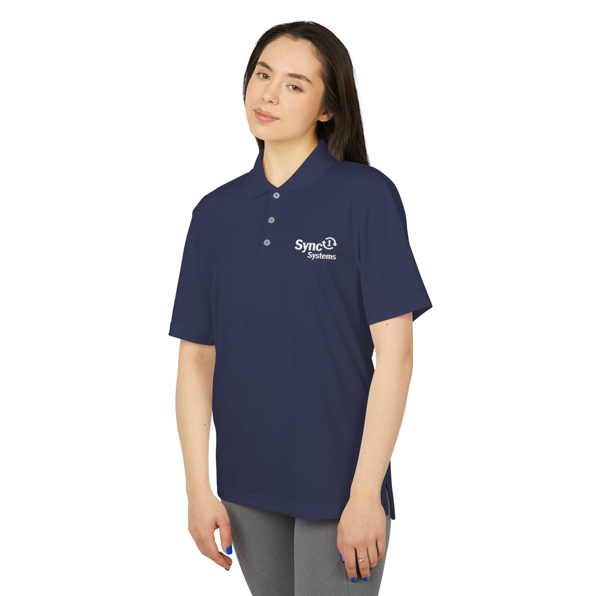 Performance Polo - Sync 1 Systems Logo Shirt