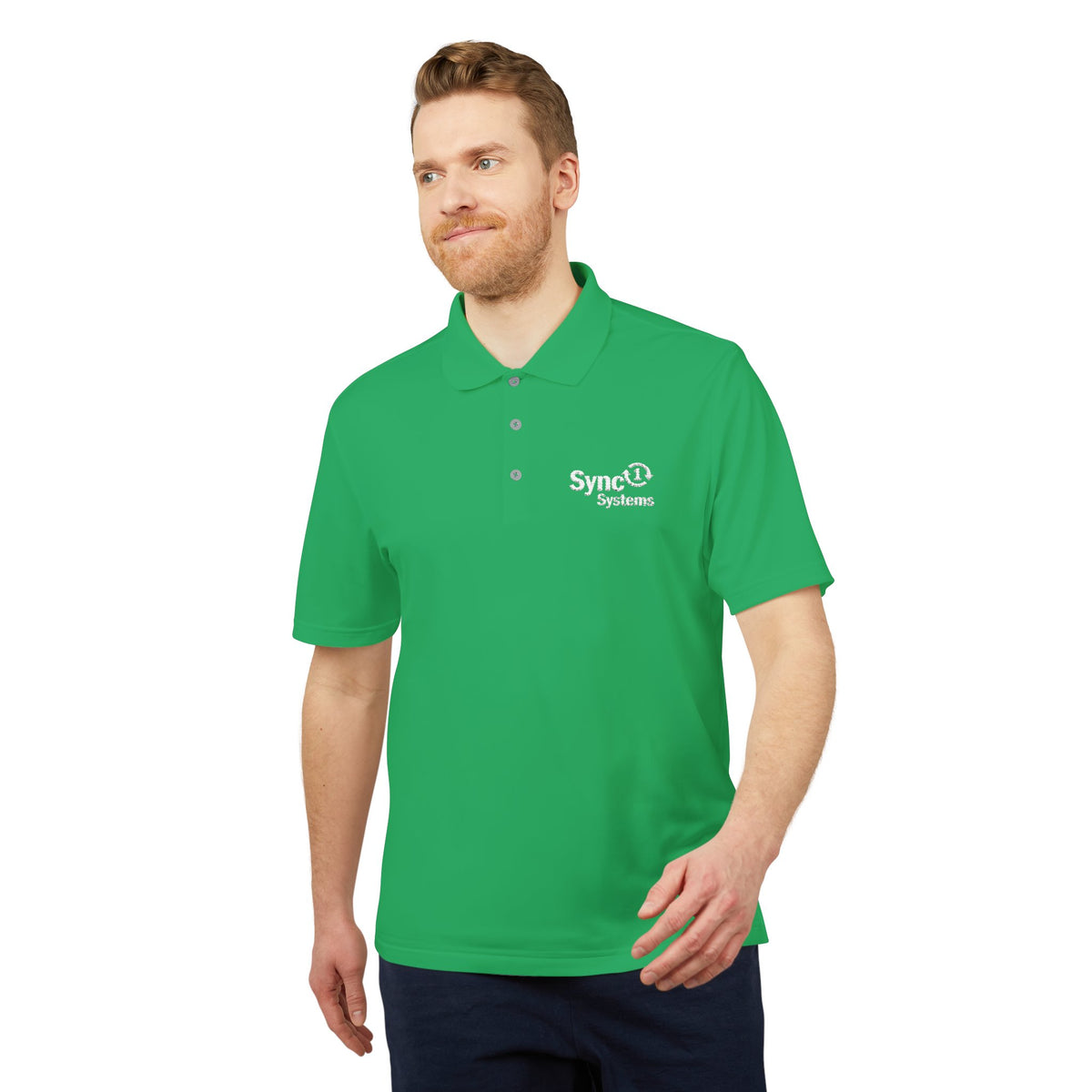 Performance Polo - Sync 1 Systems Logo Shirt