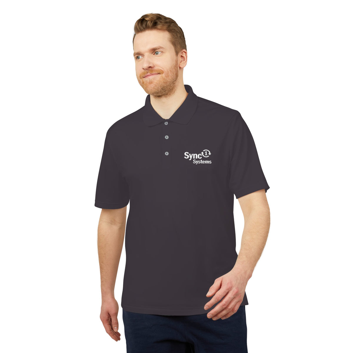 Performance Polo - Sync 1 Systems Logo Shirt