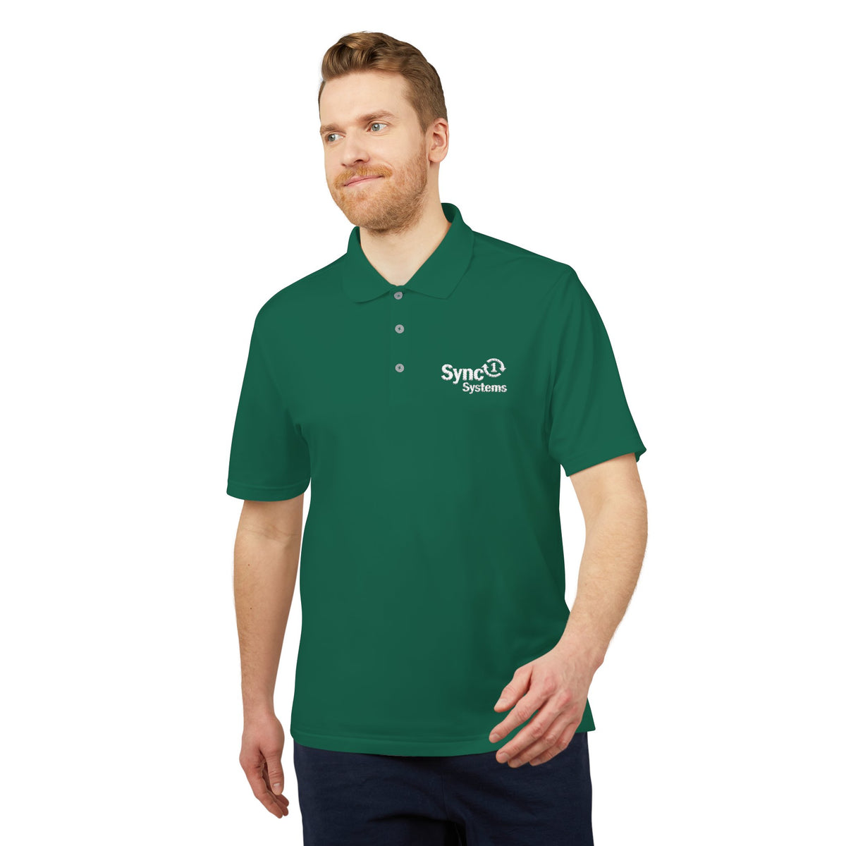 Performance Polo - Sync 1 Systems Logo Shirt