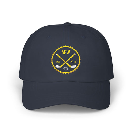 APW Beer League Hockey Vintage Badge Hat - Dad Hat