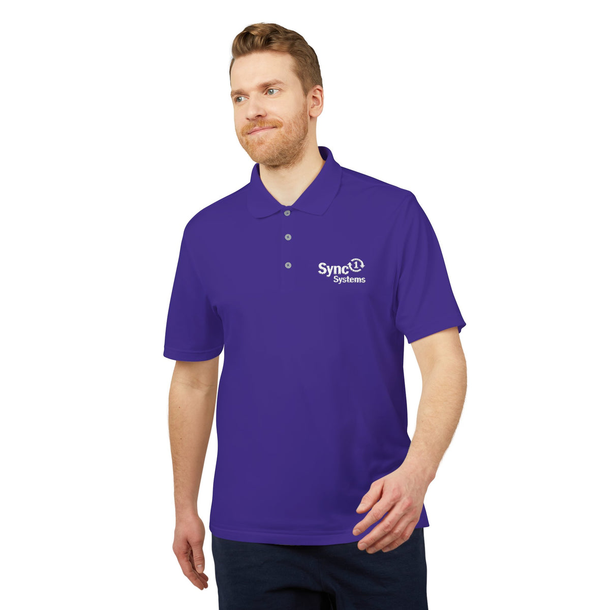 Performance Polo - Sync 1 Systems Logo Shirt
