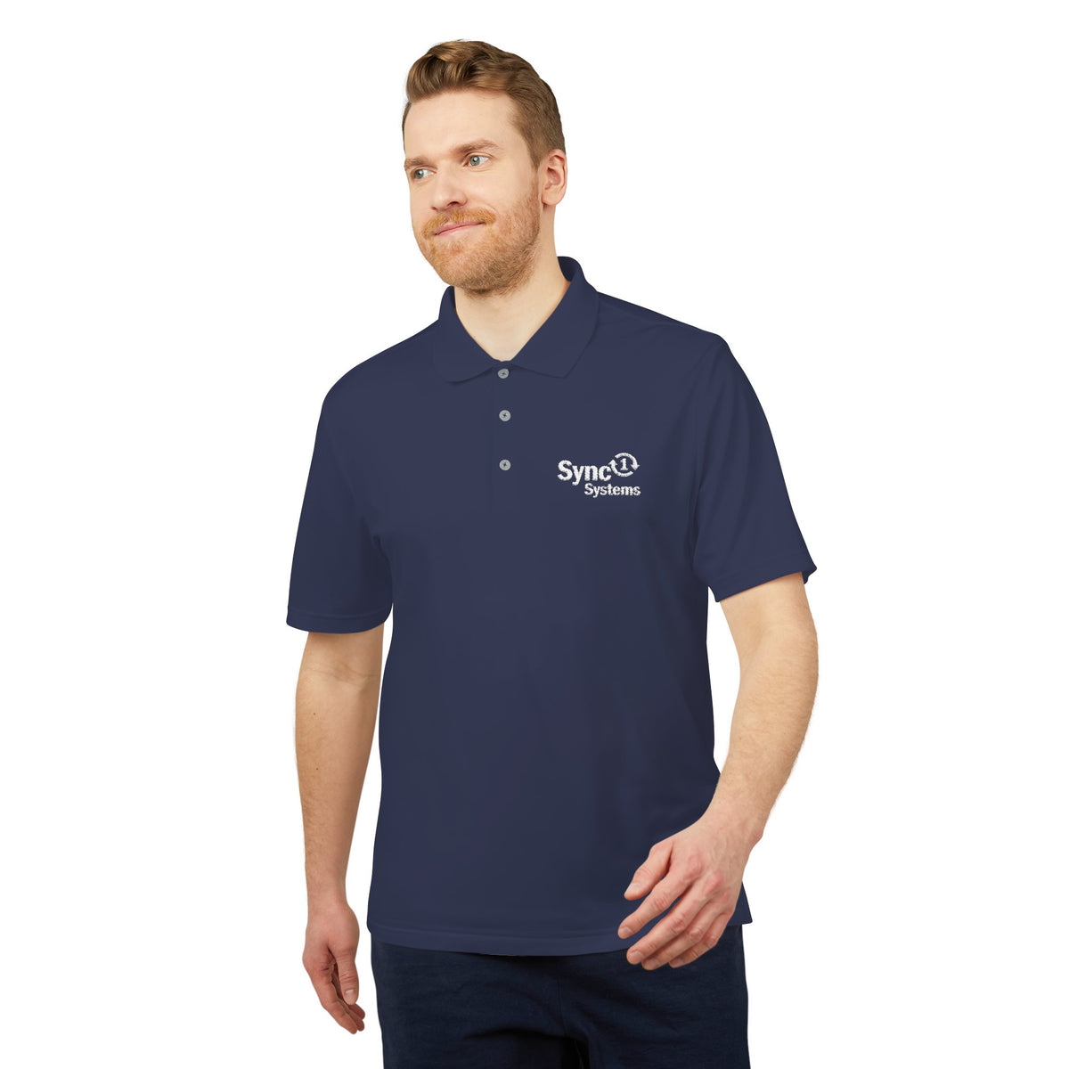 Performance Polo - Sync 1 Systems Logo Shirt
