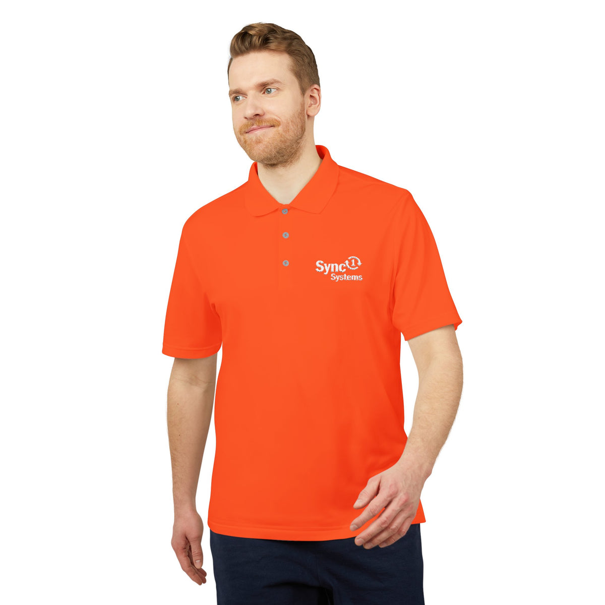 Performance Polo - Sync 1 Systems Logo Shirt