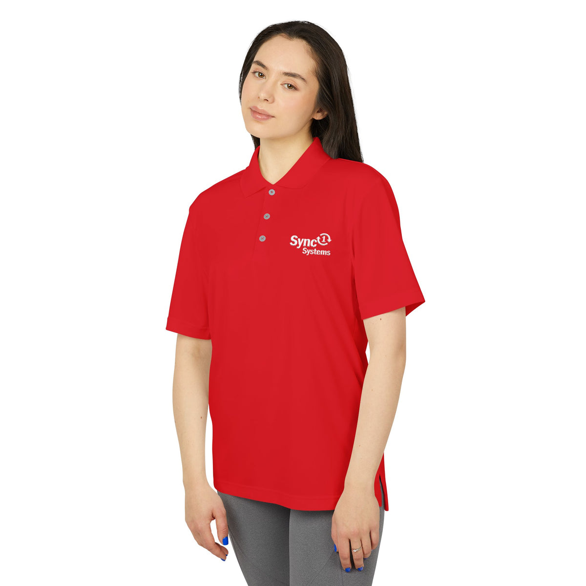 Performance Polo - Sync 1 Systems Logo Shirt