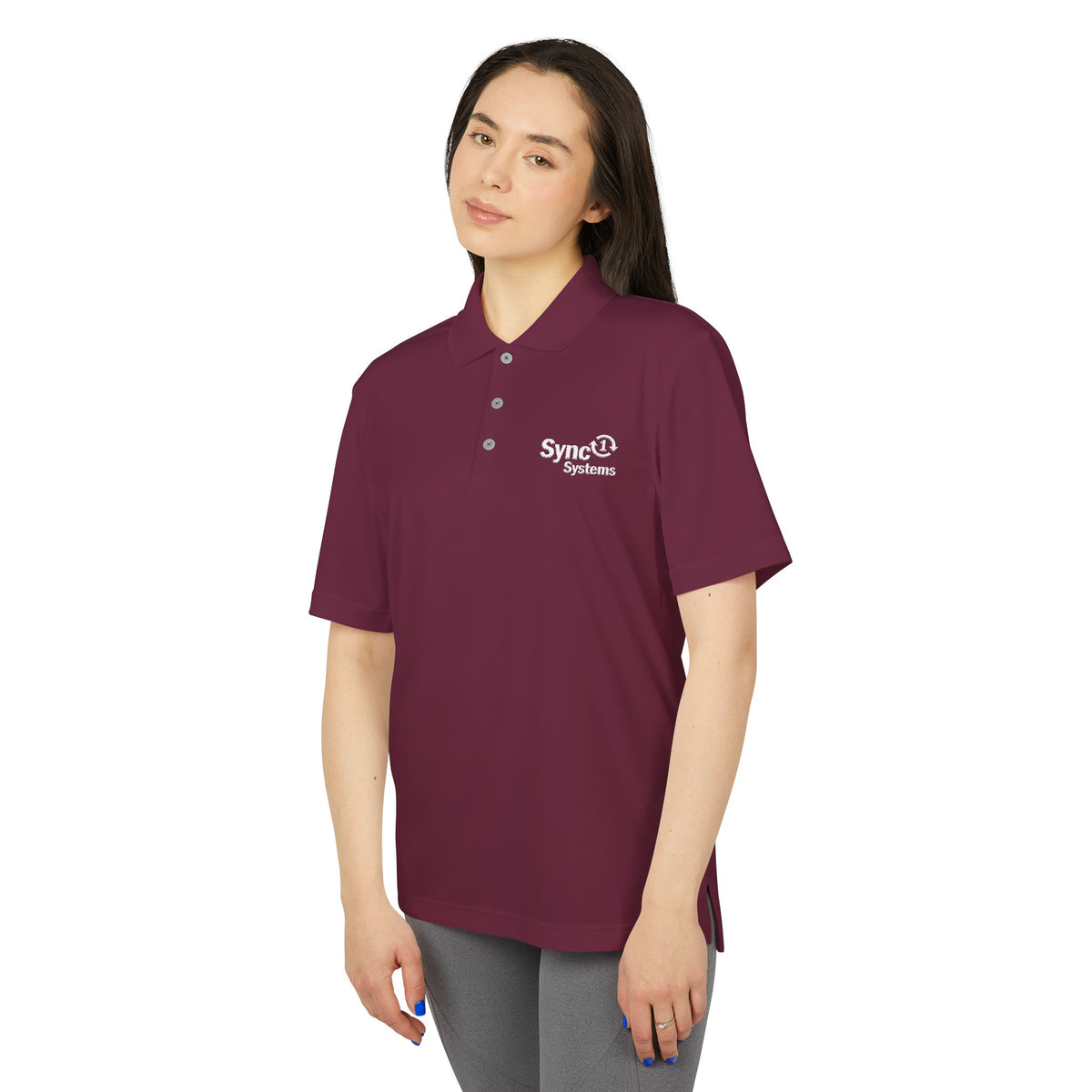 Performance Polo - Sync 1 Systems Logo Shirt