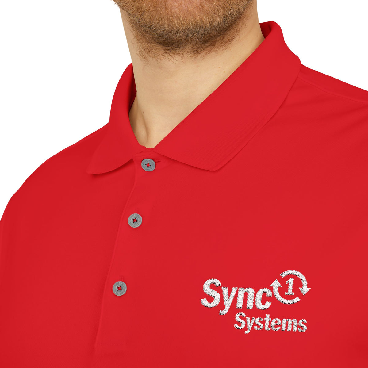 Performance Polo - Sync 1 Systems Logo Shirt